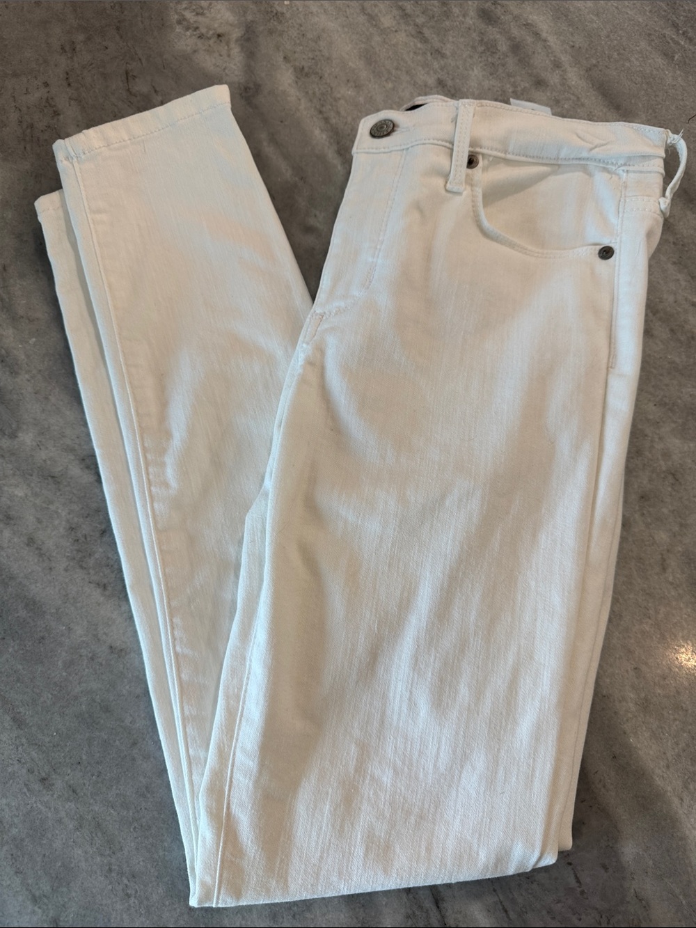 Banana Republic Crisp White Stretch Denim jeans
